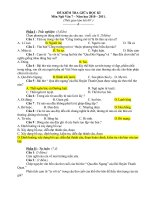 De kiem tra giua HKI