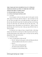 THỰC TRẠNG KẾ TOÁN CHI PHÍ SẢN XUẤT VÀ TÍNH GIÁ THÀNH SẢN PHẨM TẠI CÔNG TY TNHH NHÀ NƯỚC MỘT THÀNH VIÊN ĐIỆN CƠ THỐNG NHẤT