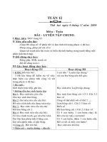 Gián án Giáo án lớp 1- 2 buổi tuần 12(Fon VINI)