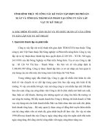 TÌNH HÌNH THỰC TẾ CÔNG TÁC KẾ TOÁN TẬP HỢP CHI PHÍ SẢN XUẤT VÀ TÍNH GIÁ THÀNH SẢN PHẨM TẠI CÔNG TY XÂY LẮP