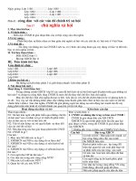 Bài giảng TIET 19 + 20 CHỦ NGHĨA XÃ HỘI