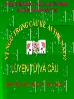 Bài soạn Tiếng Vệt 4: Vị ngữ trong câu kể Ai thế nào?