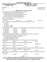 Ktra 15'''' Hoa 10 Ma de 4