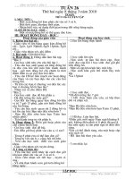 Bài soạn Buoi 1 lop 2 tuan 26