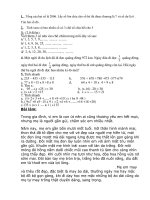 Bài giảng on thi truoc khi thi hoc ki 1