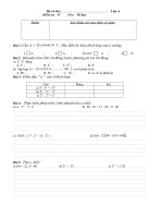 Bài giảng Kiểm tra chương 1- Số học