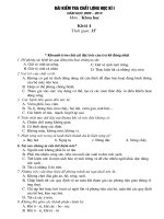 Đề KT khoa kì I.lớp 4