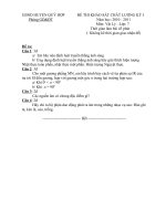 De thi kiem tra HK I vat li 7