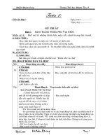 Bài giảng GA mĩ thuật tuần 1- tuần 6