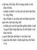 Cách làm cho sức khỏe tốt