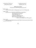 Gián án ĐỀ KIỂM TRA HỌC KỲ I_NGỮ VĂN 9 _Năm học 2010-2011 và Hướng dẫn chấm (Đà Nẵng)