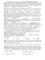 Ôn tập điện xoay chiều