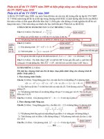 Tham luận Phân tích đề thi TN THPT năm 2009 và biện pháp nâng cao chất lượng lảm bài thi TN THPT