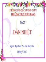 Bai 22. Dẫn nhiệt