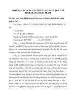 TỔNG QUAN CHUNG VỀ CÔNG TY CỔ PHẦN THIẾT KẾ THỜI TRANG QUỒC TẾ IDF