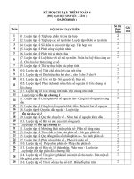 Kế Hoạch  Dạy Thêm Toán  6