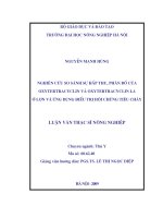 Luận văn nghiên cứu so sánh sự hấp thu, phân bố của oxytertracyclin và oxytertracyclin LA ở lợn và ứng dụng điều trị hội chứng tiêu chảy 