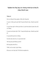 Nghiệm thu tổng hợp các chương trình dự án khuyến nông, khuyến ngư