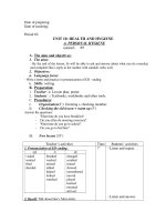 Bài giảng giao an 7 tiet 63