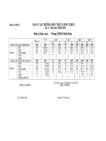 Bài soạn Báo cáo 2 mặt chất lượng