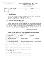 Tài liệu De thi KS lop 2