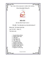 Báo cáo chi tiết tìm hiểu vi xử lý AMD athlon II