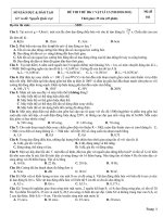 đề thi thử HK 1 2010 đề 11