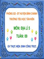Gián án Dân tộc_Sự phân bố dân tộc