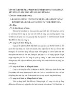 MỘT SỐ í KIẾN ĐỀ XUẤT NHẰM HOÀN THIỆN CÔNG TÁC KẾ TOÁN BÁN HÀNG VÀ XÁC ĐỊNH KẾT QUẢ BÁN HÀNG TẠI