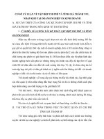 CƠ SỞ LÝ LUẬN VỀ TẬP HỢP CHI PHÍ VÀ TÍNH GIÁ THÀNH NVL NHẬP KHO TẠI DOANH NGHIỆP SX KINH DOANH