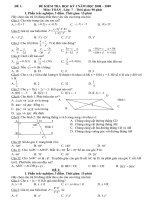 Đề thi k1(20010-2011). Hay