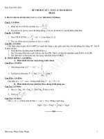 DE THI HOC KY I KHOI 12 THEO CHUAN