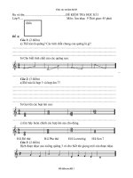 Đề thi HK 1 ( 4 đề )