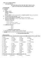 Đề cương ôn tập 11 HKI