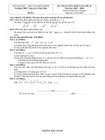 Bài soạn Đề thi vào 10 Bình Định - đề số 1