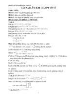 Bài soạn CHUYEN DE BOI DUONG HSG (Giai PT)