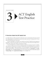 ACT English Test Practice