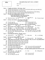 Gián án Kiểm tra 15'''' Kì 2