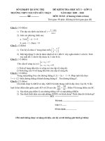 DE KIEM TRA HOC KY I - 11