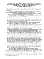 Tài liệu BÁO CÁO VIỆC THỰC HIỆN CHUẨN KTKN