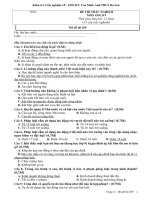 Gián án Trac nghiem Ma de 209 GDCD 9.