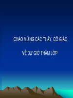 Tiết 18_Phản ứng hóa học