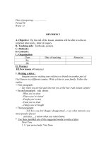 Bài giảng Tieng Anh 9 Tiet 30