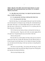 THỰC TRẠNG TỔ CHỨC KẾ TOÁN BÁN HÀNG VÀ XÁC ĐỊNH KẾT QUẢ KINH DOANH TẠI CÔNG TY CỔ PHẦN TRUNG NGUYÊN