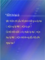 Gián án bai giang sinh hoc 6 tiết 43