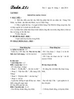 Tài liệu GA lớp 5 _tuần 21 CKT,KNS Mai