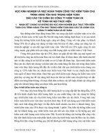 HỌC KINH NGHIỆM VÀ VIỆC HOÀN THIỆN CÔNG TÁC KIỂM TOÁN CHU TRÌNH HÀNG TỒN KHO TRONG KIỂM TOÁN