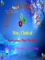 Bài giảng Bài Trâu ơi