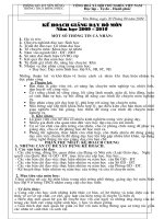 Tài liệu KẾ HOẠCH SINH 9- 2010 (BẮC GIANG)