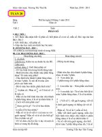 Bài soạn giao an lop 4 tuan 20